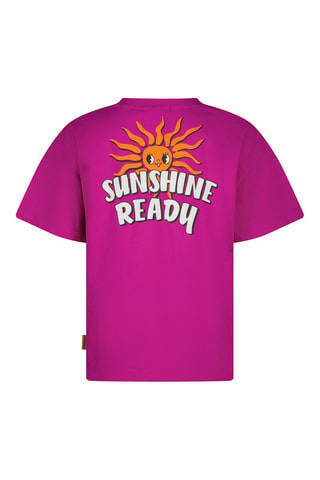 T-shirt - Blanc et rose