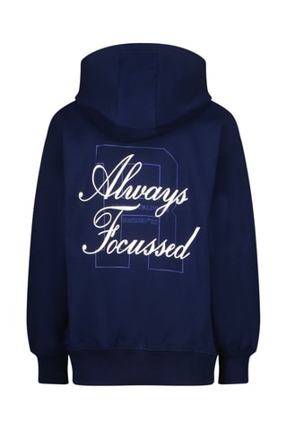 Sweat à capuche Noccused - Blanc et bleu