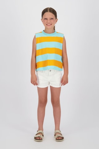 Short en jean - Blanc