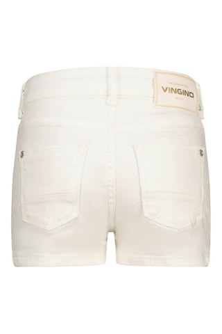 Short en jean - Blanc