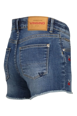 Short en jean - Bleu