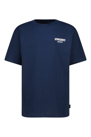 T-shirt - Blanc et bleu