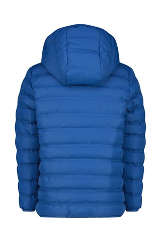 Doudoune à capuche - Blanc, bleu et jaune