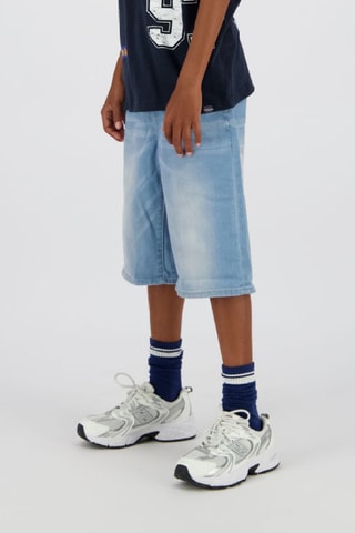 Short en jean - Bleu