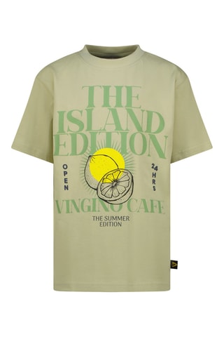 T-shirt - Noir, vert et jaune