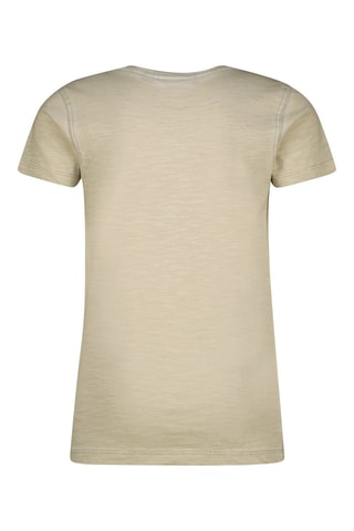 T-shirt - Blanc et beige
