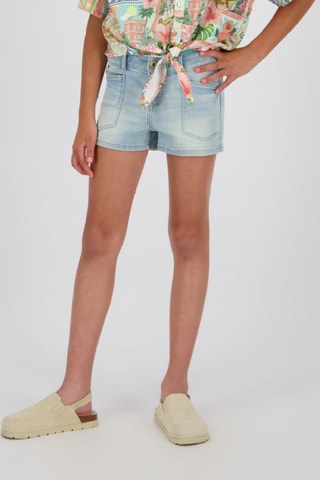 Short en jean - Bleu
