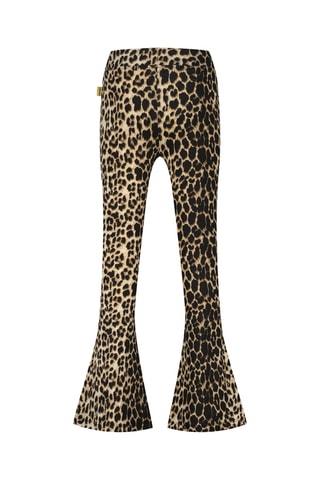 Pantalon - Noir, beige et marron