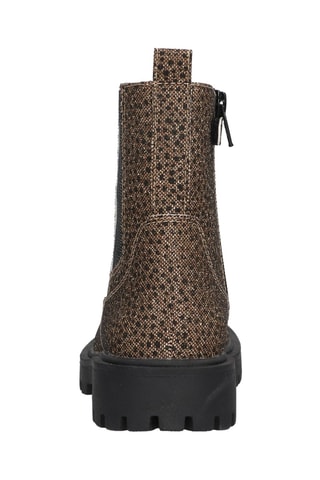 Bottines en cuir - Doré