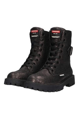 Bottines en cuir - Argenté
