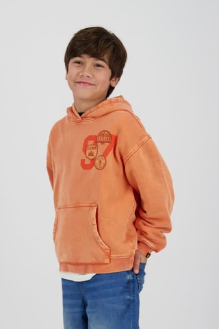 Sweat à capuche - Orange
