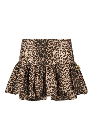 Jupe - Noir, beige et marron