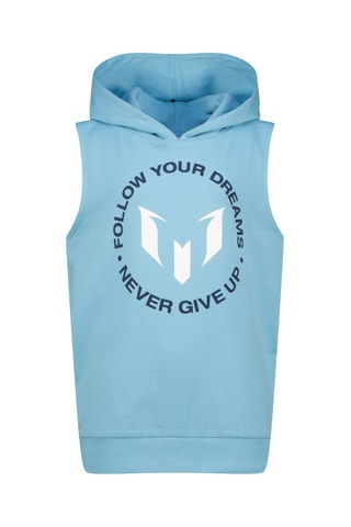 Sweat à capuche sans manches - Bleu