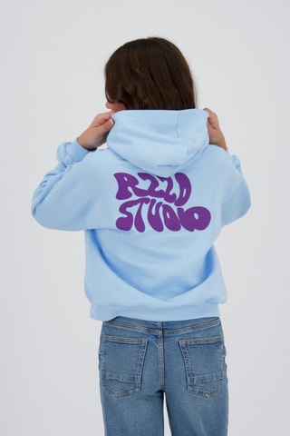 Sweat à capuche Helia - Bleu et violet