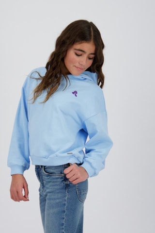 Sweat à capuche Helia - Bleu et violet
