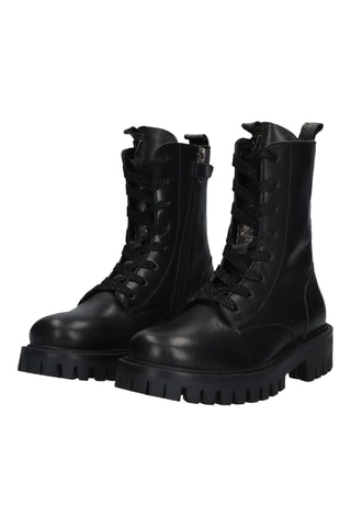Bottines en cuir - Noir