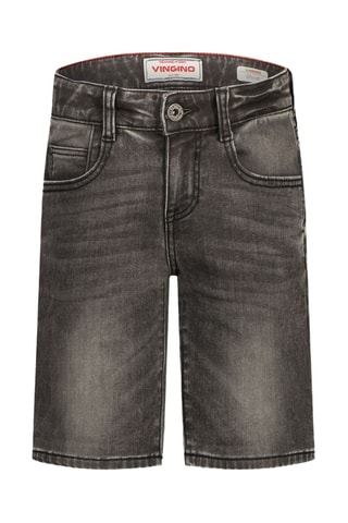 Short en jean - Gris