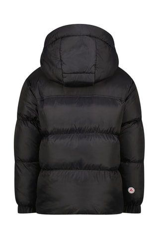 Doudoune à capuche Thorther - Blanc, noir et rouge