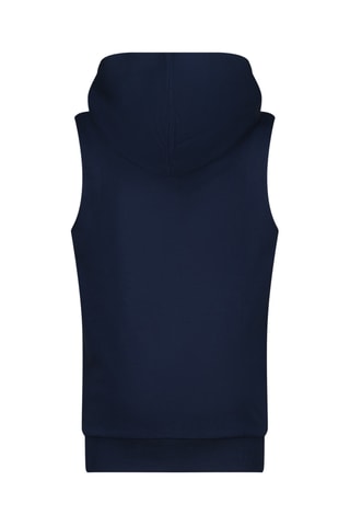 Sweat à capuche sans manches - Bleu