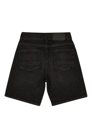 Short en jean - Noir
