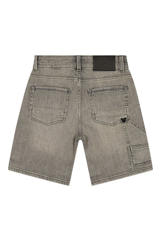 Short en jean - Gris