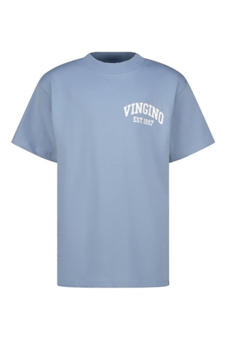 T-shirt Icon-logo-SS - Blanc, noir et bleu