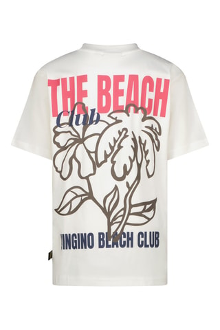 T-shirt - Blanc, rouge et bleu