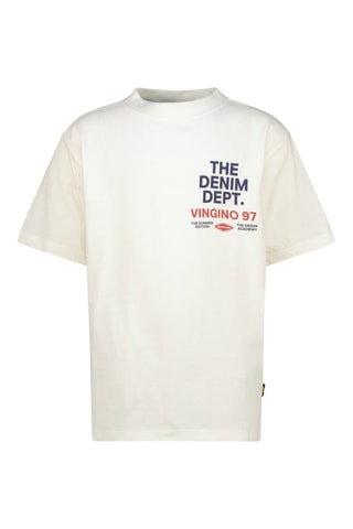 T-shirt - Blanc, rouge et bleu
