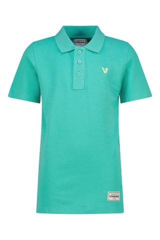 Polo - Blanc, vert et jaune