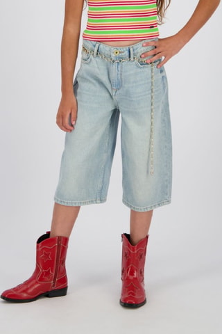 Short en jean - Bleu clair