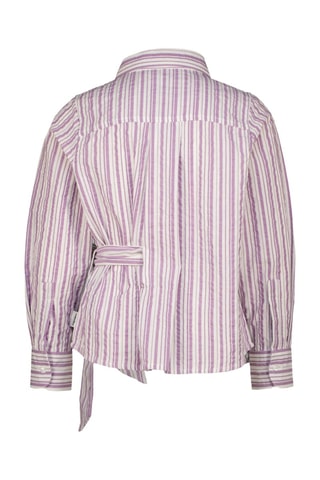 Chemisier Livia - Blanc et rose