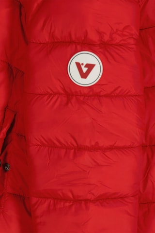 Doudoune à capuche Tiena - Blanc et rouge