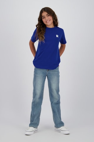 T-shirt Tesa - Blanc, bleu et marron
