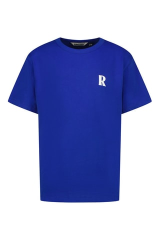 T-shirt Tesa - Blanc, bleu et marron