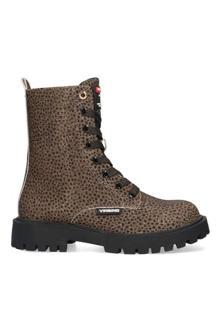 Bottines en cuir - Doré