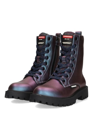 Bottines en cuir - Rose