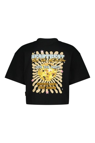 T-shirt - Noir, bleu et jaune