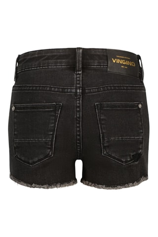 Short en jean - Noir