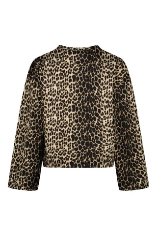T-shirt - Noir, beige et marron