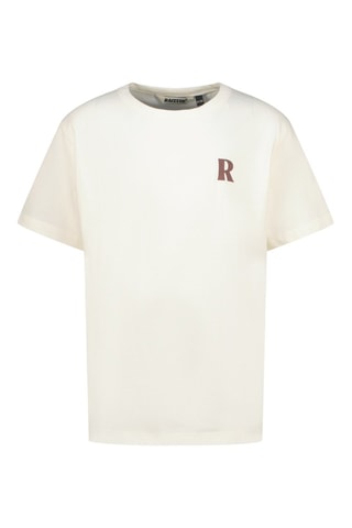 T-shirt Tesa - Blanc, noir et marron