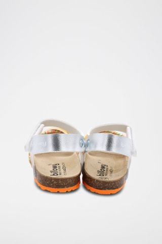Sandales Rosso - Beige, rouge, vert, orange et argenté