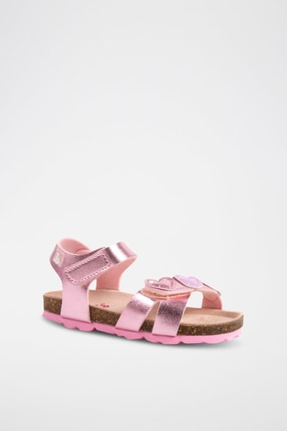 Sandales - Rose et doré