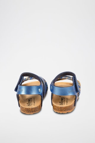 Sandales Rosso - Beige, bleu, doré et gris