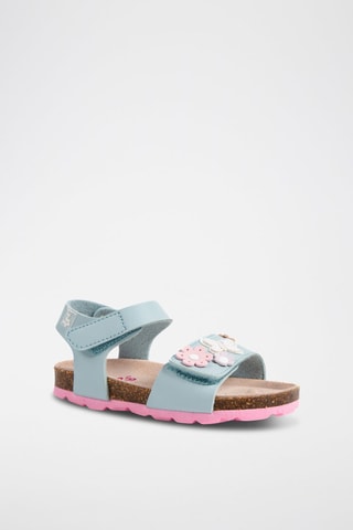 Sandales - Blanc, bleu, marron et violet