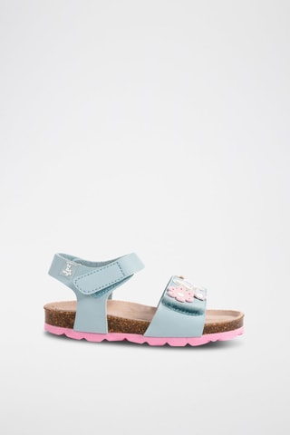 Sandales - Blanc, bleu, marron et violet
