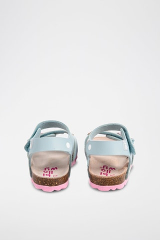 Sandales - Blanc, bleu, marron et violet