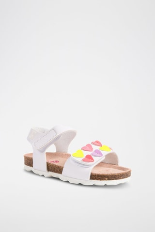 Sandales - Blanc, rouge, jaune et rose