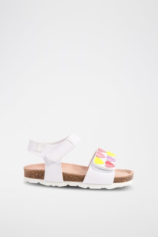 Sandales - Blanc, rouge, jaune et rose