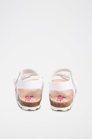 Sandales - Blanc, rouge, jaune et rose