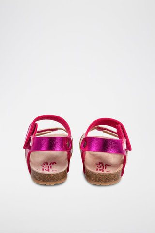 Sandales - Bleu, jaune, violet et rose